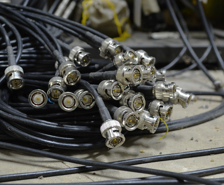 optic fiber cablesの写真素材