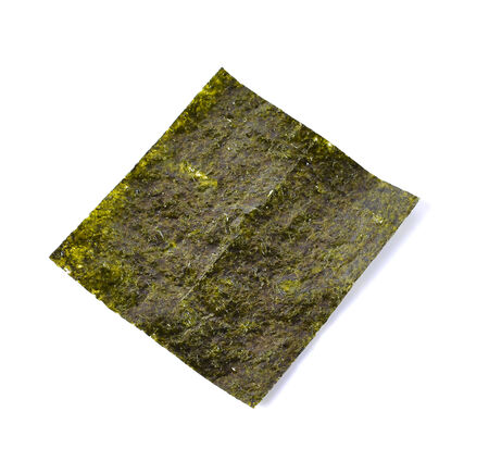 seaweed on white backgroundの写真素材