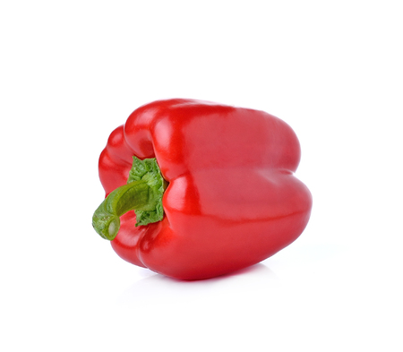 Sweet pepper isolated on a white backgroundの写真素材