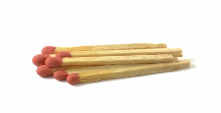 match on white backgroundの写真素材