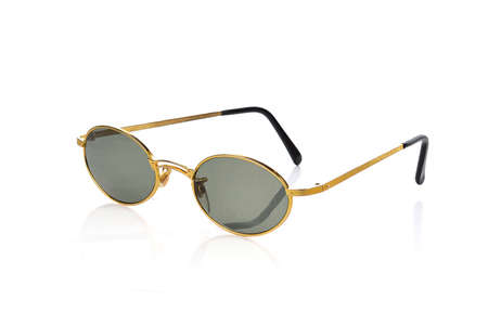 Sunglasses isolated against a white backgroundの写真素材