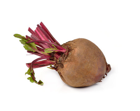 Fresh beetroot isolated on white background