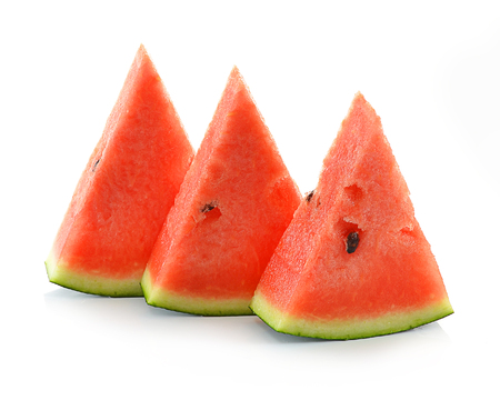water melon isolated on white backgroundの写真素材