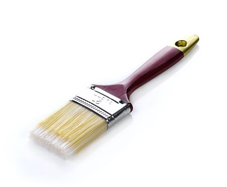 Paint brush isolated on a white backgroundの写真素材