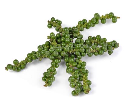 pepper seeds  isolated on white backgroundの写真素材