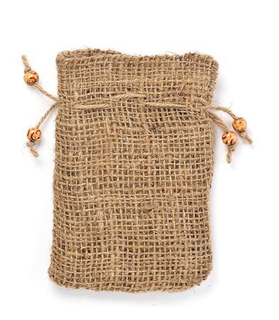 sack isolated on a white background.の写真素材