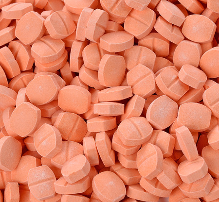 Vitamin C pillsの写真素材