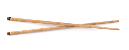 chopsticks isolated on white background.の写真素材