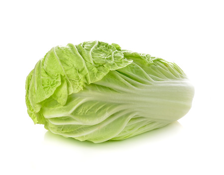 Chinese Cabbage isolated on white background.の写真素材