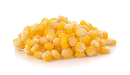 corn isolated on white background.の写真素材