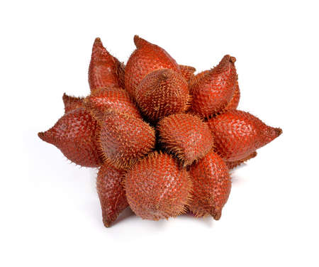 Salacca or zalacca on white backgroundの写真素材