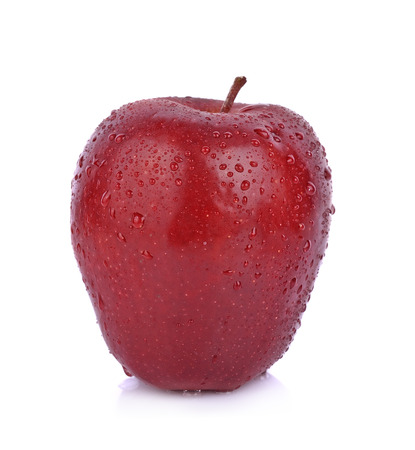 apple on white backgroundの写真素材