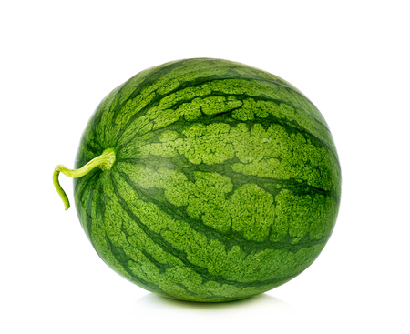watermelon on white backgroundの写真素材