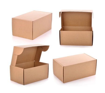 box on white backgroundの写真素材