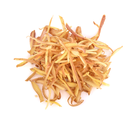 Fingerroot, Kaempfer, Boesenbergia on white backgroundの写真素材