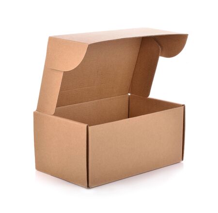 box on white backgroundの写真素材