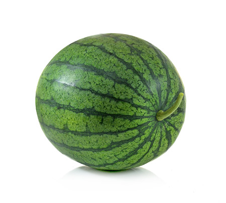 watermelon on white backgroundの写真素材