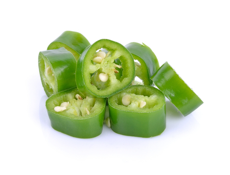 green chiliの写真素材