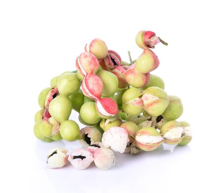 manila tamarind on white backgroundの写真素材