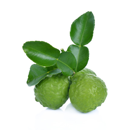bergamot isolated on white backgroundの写真素材