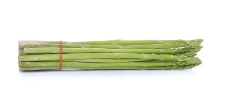 asparagus on white backgroundの写真素材