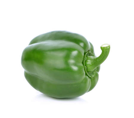Fresh peppers isolated on white backgroundの写真素材