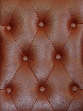 Photo Rectangle, diamond stitched leather furniture seamless pattern for backgroundの写真素材