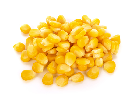 corn isolated on white  backgroundの写真素材