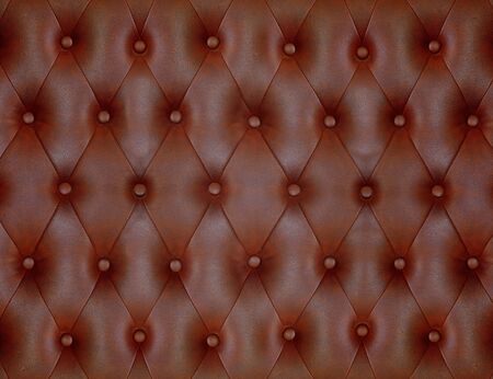 Photo Rectangle, diamond stitched leather furniture seamless pattern for backgroundの写真素材