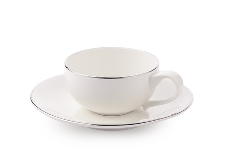 coffee cup  isolated on  white backgroundの写真素材