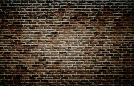 old vintage brick wall for backgroundの写真素材
