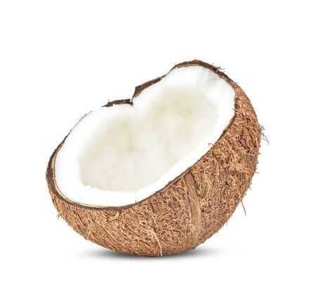 coconut isolated on white background.の写真素材