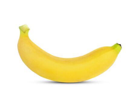 banana isolated on white background.の写真素材
