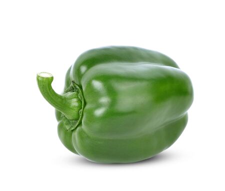 Fresh peppers isolated on white backgroundの写真素材
