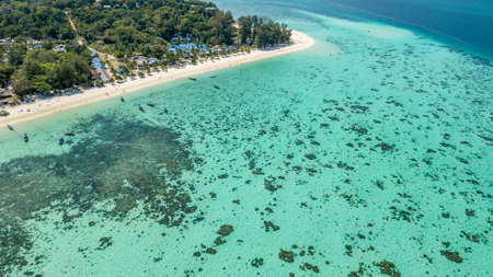 Aerial view Ko Lipe Islandの写真素材