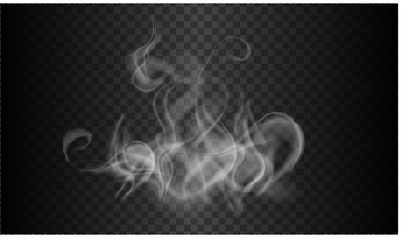 smoke template background isolated and transparent, vectorのイラスト素材
