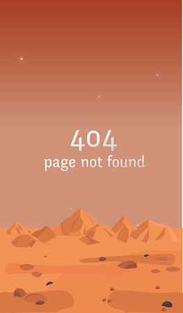 Error page 404 for the website. Web page with 404 error notification. Page not found.のイラスト素材
