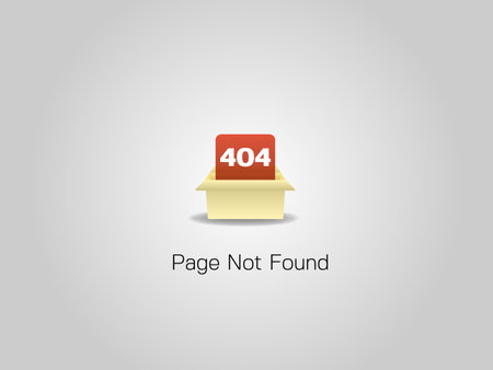 Error page 404 for the website. Web page with 404 error notification. Page not found.