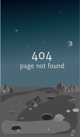 Error page 404 for the website. Web page with 404 error notification. Page not found.の写真素材