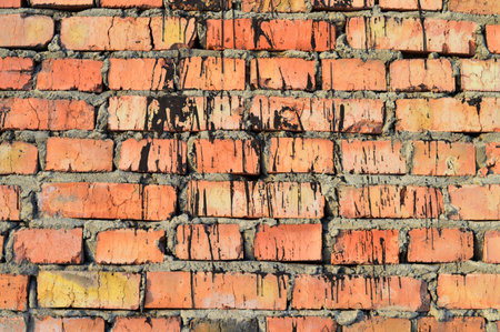 Red brick wall