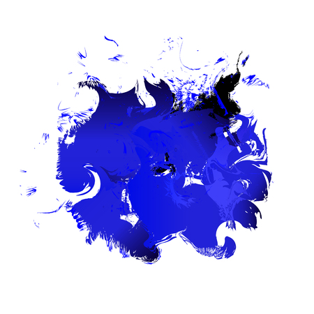 Logo art brush paint vector. Original grunge brush art paint abstract texture background design acrylic stroke poster vector illustration. Perfect watercolor design for headline, logo and banner.のイラスト素材