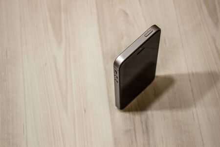 modern touch screen smartphone isolated on white background.の写真素材