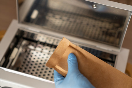 Electric sterilizer for manicure and medical devices.の写真素材