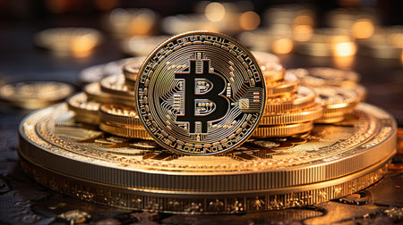 bitcoin cryptocurrency value, crypto crisis, crypto bubble, Generative AIの素材