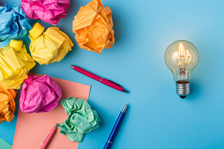 Architect working on blueprint of house, closeup. Construction conceptの素材