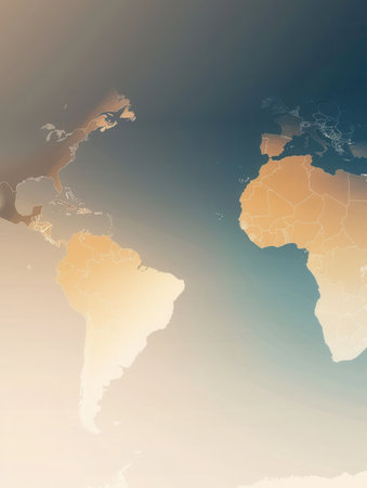 A minimalist illustration of the Earth with clean lines, ideal for branding and marketing materials for travel agencies and global travel companies.の素材