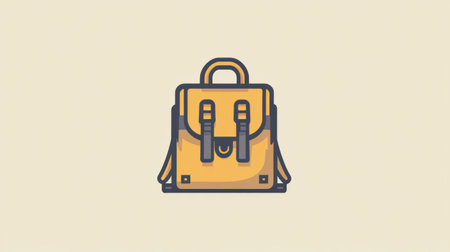 A minimalist backpack design showcases its potential for adventure, inviting users to imagine new journeys and outdoor activities.の素材