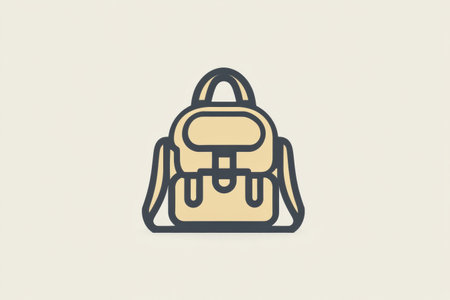 A minimalist backpack design showcases simple lines, embodying the spirit of adventure and the desire for exploration.の素材