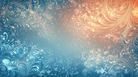 Intricate frost patterns adorn the glass, depicting the beauty of winter mornings and the chill of Decembers embrace.の素材