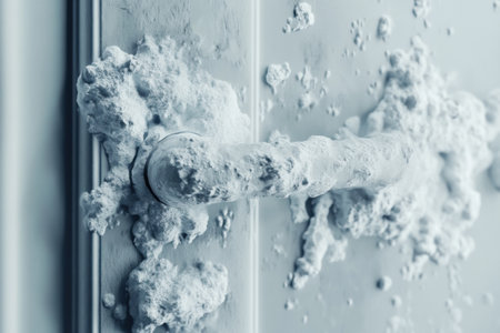 Microscopic life thrives on surfaces like door handles and smartphones, highlighting the importance of hygiene in daily environments.の素材